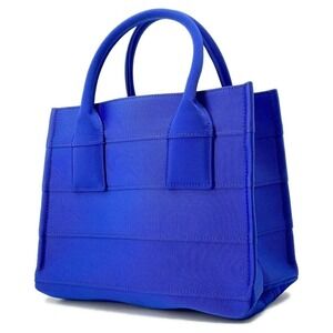 Salvatore Ferragamo logo handbag canvas bag